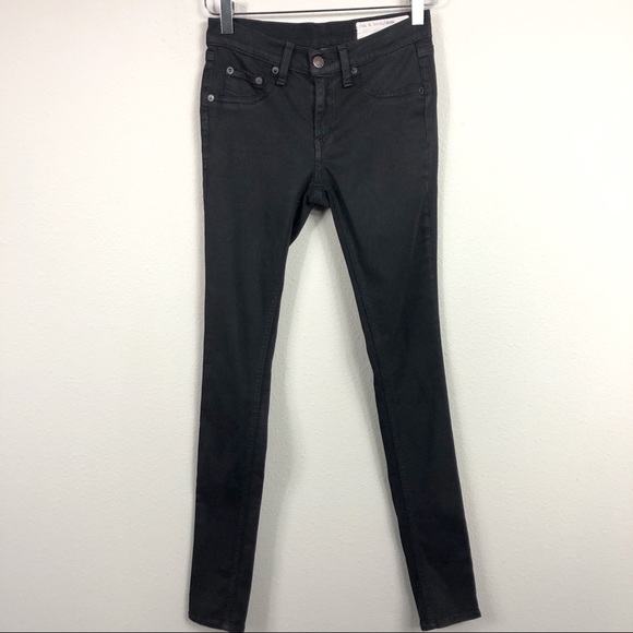 Rag & Bone | Legging Jean in Black - Picture 2 of 7